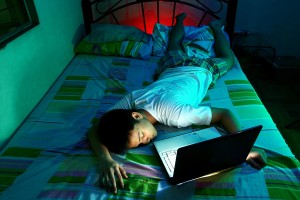teenager out of bed